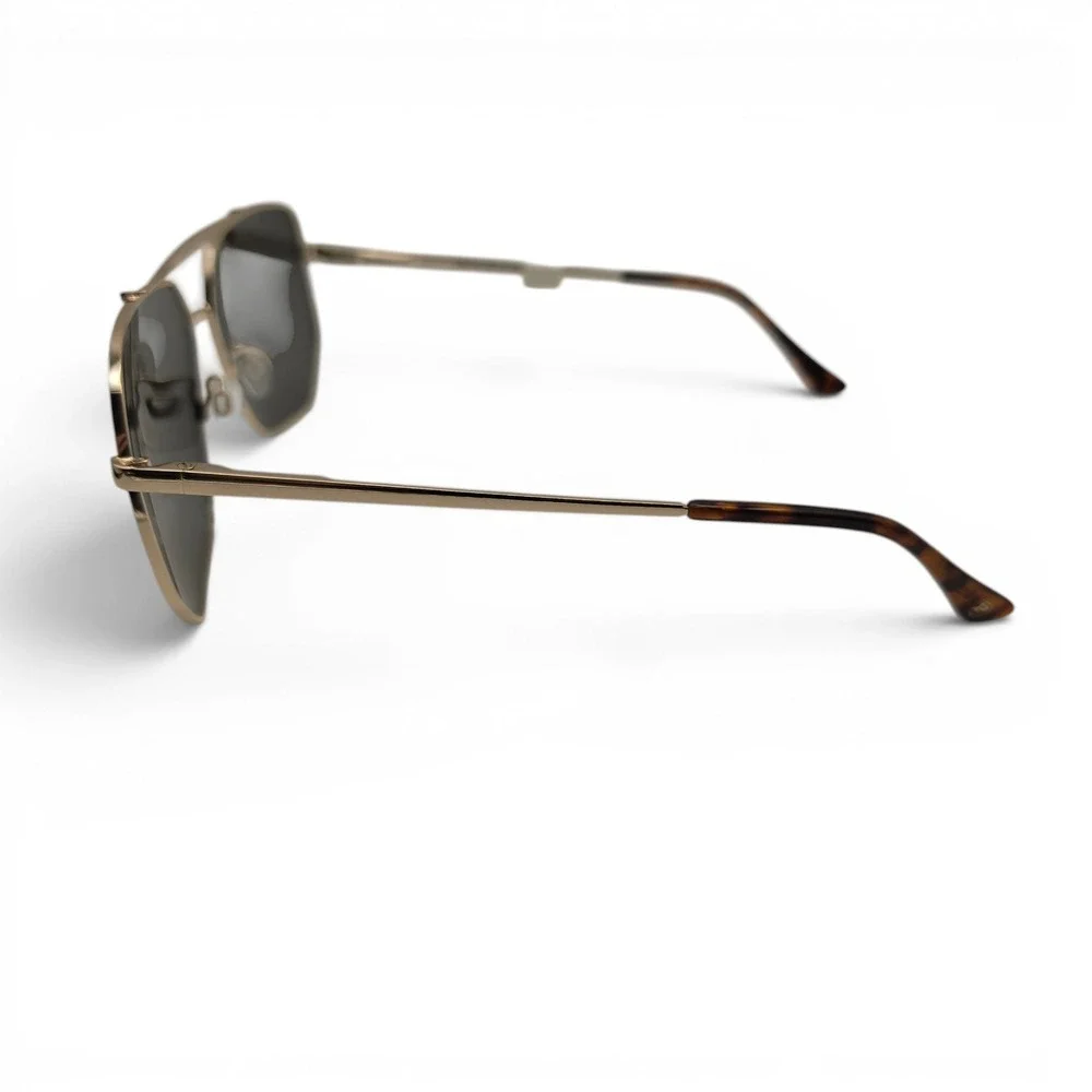 Phat Farm Mens Aviator Sunglasses Gold Geometric HV110 GLD 61-15-145 NWT